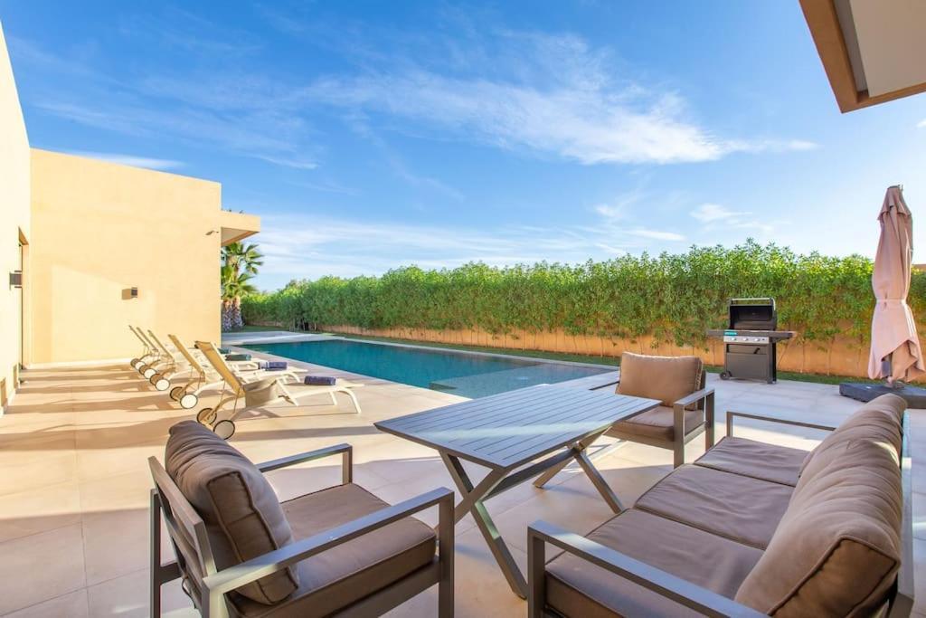 Villa Hawai, Ss Vis A Vis Avec Espace De Sport , Piscine Chauffee Marrakesh Ngoại thất bức ảnh